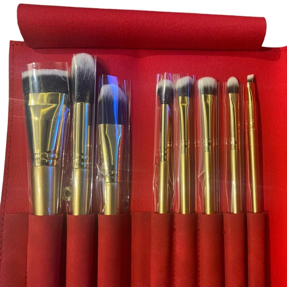LUXIE Glitter and Gold Brush Set
